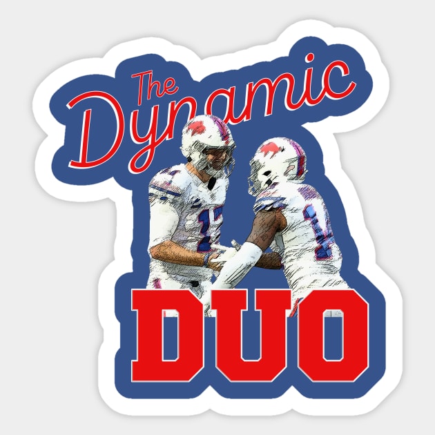 The Dynamic Duo - by Josh S. Sticker by todd_stahl_art